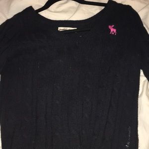Navy Abercrombie & Fitch Sweater